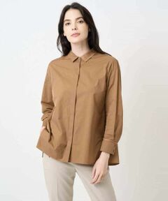 Maison de CINQ / メゾン ドゥ サンク シャツ・ブラウス | 長袖タフタブラウス