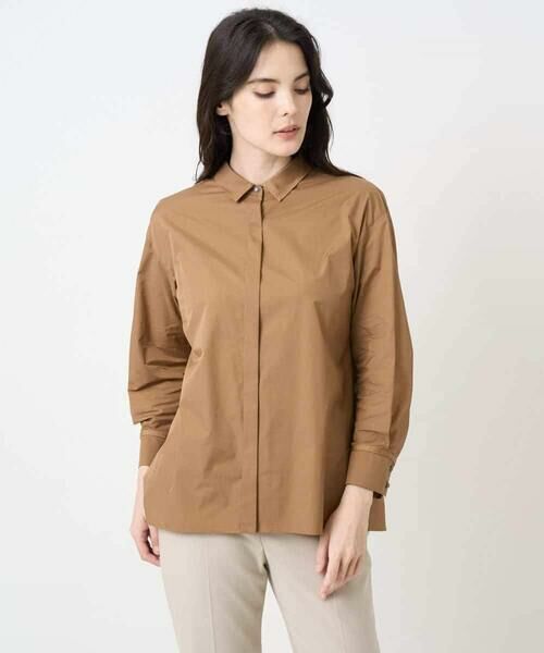 Maison de CINQ / メゾン ドゥ サンク シャツ・ブラウス | 長袖タフタブラウス | 詳細2