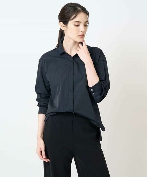 Maison de CINQ / メゾン ドゥ サンク シャツ・ブラウス | 長袖タフタブラウス | 詳細3