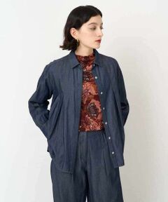 Maison de CINQ / メゾン ドゥ サンク シャツ・ブラウス | [セットアップ対応]ライトデニムシャツ