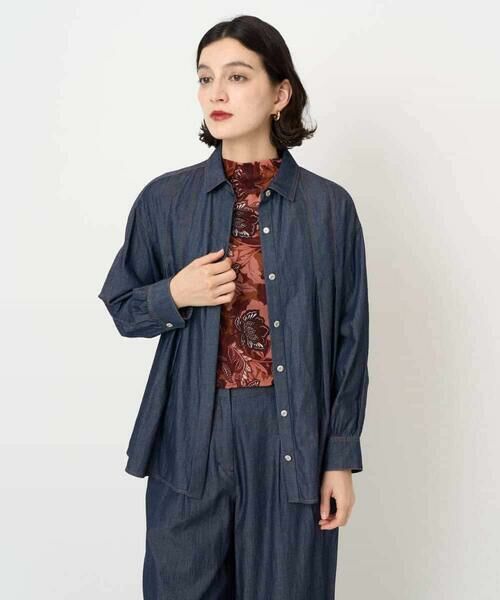 Maison de CINQ / メゾン ドゥ サンク シャツ・ブラウス | [セットアップ対応]ライトデニムシャツ | 詳細1