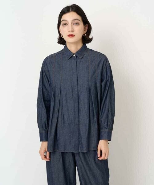 Maison de CINQ / メゾン ドゥ サンク シャツ・ブラウス | [セットアップ対応]ライトデニムシャツ | 詳細3