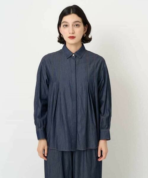 Maison de CINQ / メゾン ドゥ サンク シャツ・ブラウス | [セットアップ対応]ライトデニムシャツ | 詳細4
