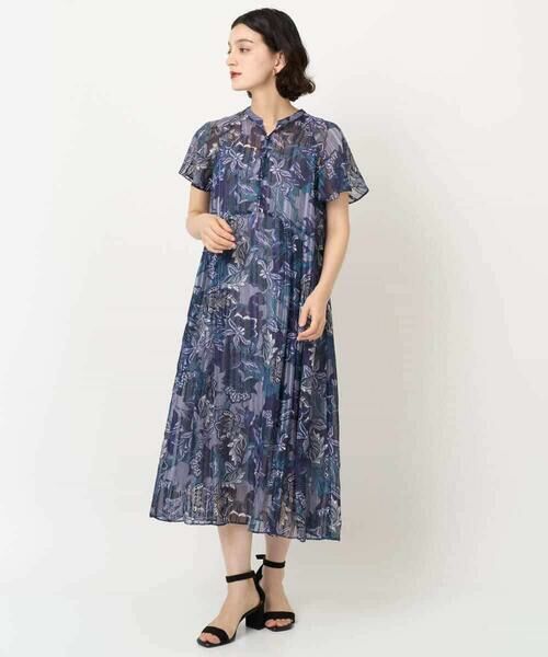 Maison de CINQ / メゾン ドゥ サンク ロング・マキシ丈ワンピース | モダン更紗プリントワンピース | 詳細1