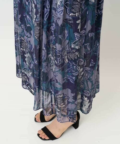 Maison de CINQ / メゾン ドゥ サンク ロング・マキシ丈ワンピース | モダン更紗プリントワンピース | 詳細10