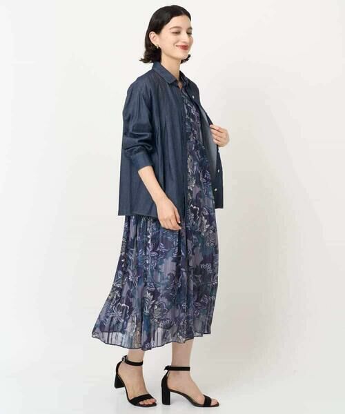 Maison de CINQ / メゾン ドゥ サンク ロング・マキシ丈ワンピース | モダン更紗プリントワンピース | 詳細13