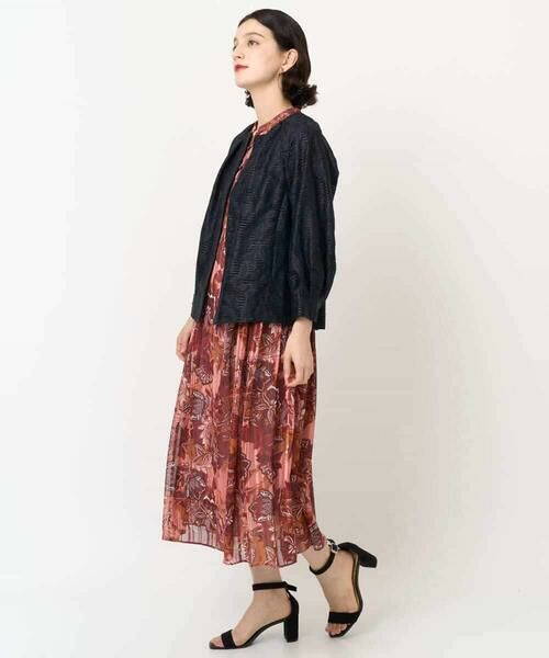 Maison de CINQ / メゾン ドゥ サンク ロング・マキシ丈ワンピース | モダン更紗プリントワンピース | 詳細18