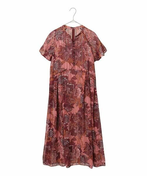 Maison de CINQ / メゾン ドゥ サンク ロング・マキシ丈ワンピース | モダン更紗プリントワンピース | 詳細19