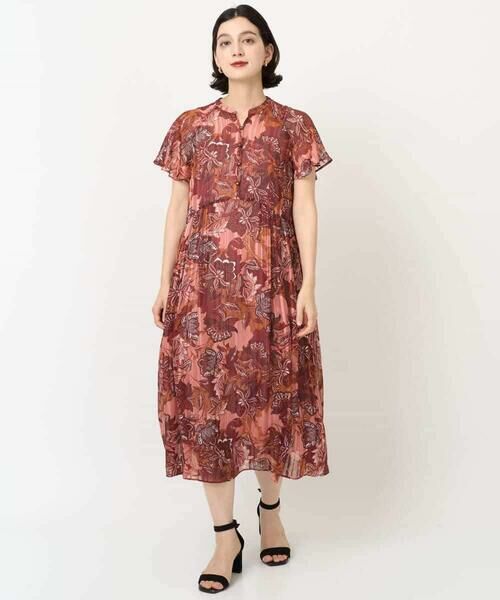 Maison de CINQ / メゾン ドゥ サンク ロング・マキシ丈ワンピース | モダン更紗プリントワンピース | 詳細2