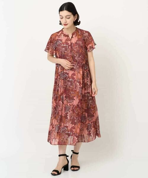 Maison de CINQ / メゾン ドゥ サンク ロング・マキシ丈ワンピース | モダン更紗プリントワンピース | 詳細3