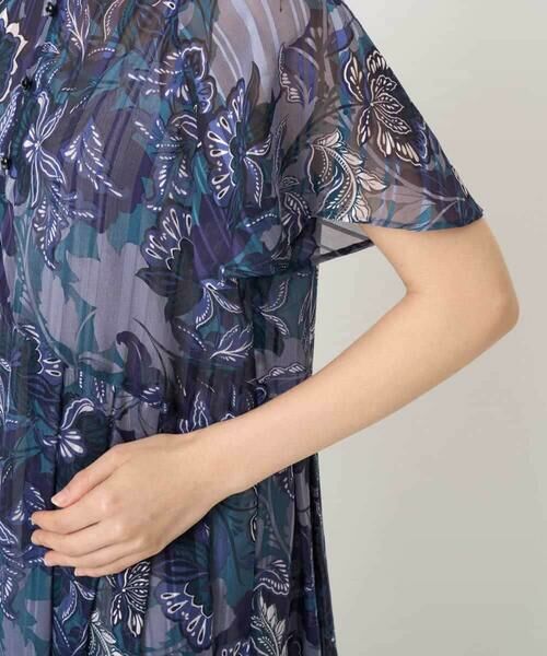 Maison de CINQ / メゾン ドゥ サンク ロング・マキシ丈ワンピース | モダン更紗プリントワンピース | 詳細9