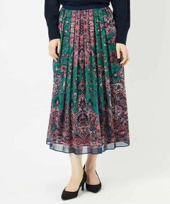 Maison de CINQ / メゾン ドゥ サンク ロング・マキシ丈スカート | [セットアップ対応]RATTIペイズリープリントスカート