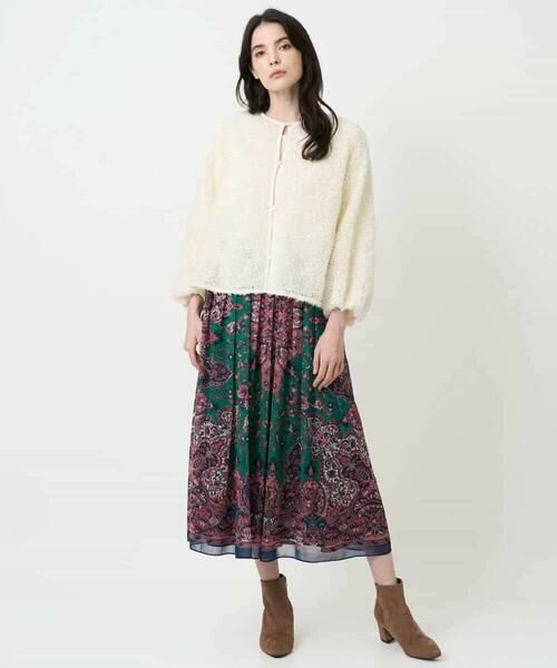 Maison de CINQ / メゾン ドゥ サンク ロング・マキシ丈スカート | [セットアップ対応]RATTIペイズリープリントスカート | 詳細10