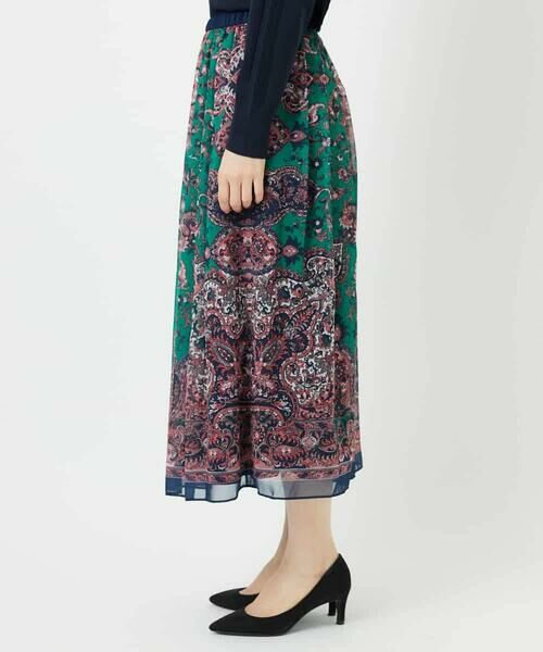 Maison de CINQ / メゾン ドゥ サンク ロング・マキシ丈スカート | [セットアップ対応]RATTIペイズリープリントスカート | 詳細20