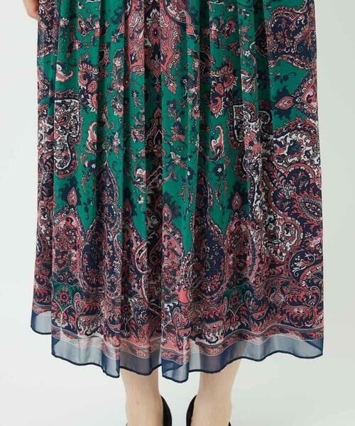 Maison de CINQ / メゾン ドゥ サンク ロング・マキシ丈スカート | [セットアップ対応]RATTIペイズリープリントスカート | 詳細24