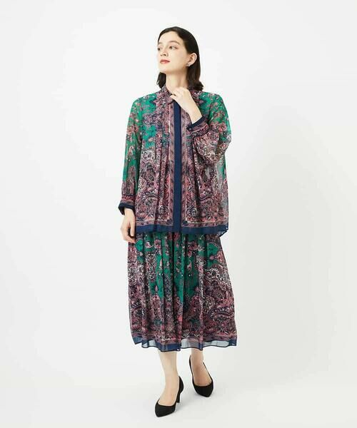 Maison de CINQ / メゾン ドゥ サンク ロング・マキシ丈スカート | [セットアップ対応]RATTIペイズリープリントスカート | 詳細26