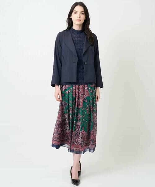 Maison de CINQ / メゾン ドゥ サンク ロング・マキシ丈スカート | [セットアップ対応]RATTIペイズリープリントスカート | 詳細3