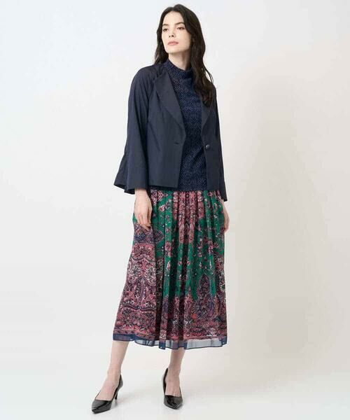 Maison de CINQ / メゾン ドゥ サンク ロング・マキシ丈スカート | [セットアップ対応]RATTIペイズリープリントスカート | 詳細4