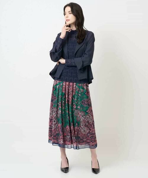 Maison de CINQ / メゾン ドゥ サンク ロング・マキシ丈スカート | [セットアップ対応]RATTIペイズリープリントスカート | 詳細5