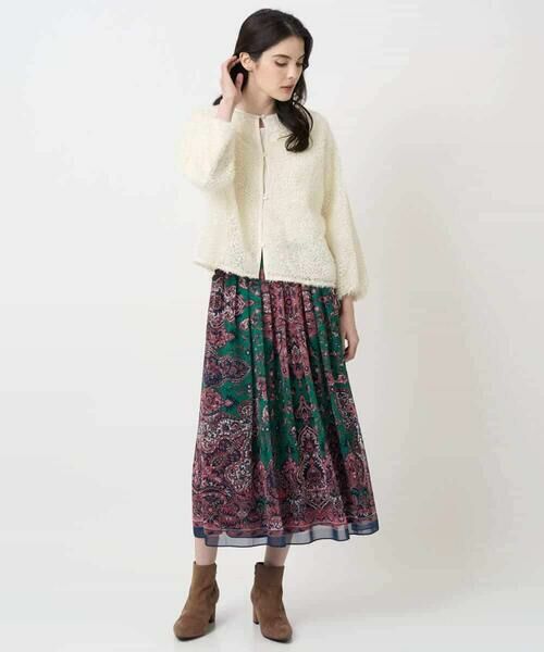 Maison de CINQ / メゾン ドゥ サンク ロング・マキシ丈スカート | [セットアップ対応]RATTIペイズリープリントスカート | 詳細9