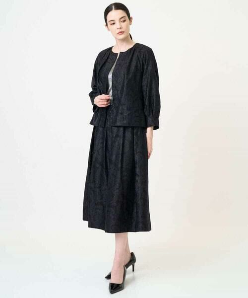 Maison de CINQ / メゾン ドゥ サンク ロング・マキシ丈スカート | [セットアップ対応]ジャガードタックスカート | 詳細13