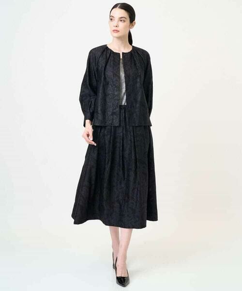 Maison de CINQ / メゾン ドゥ サンク ロング・マキシ丈スカート | [セットアップ対応]ジャガードタックスカート | 詳細14