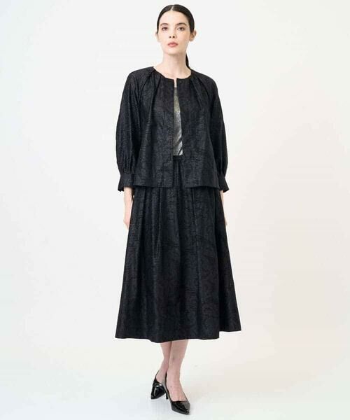 Maison de CINQ / メゾン ドゥ サンク ロング・マキシ丈スカート | [セットアップ対応]ジャガードタックスカート | 詳細15