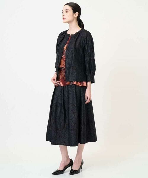 Maison de CINQ / メゾン ドゥ サンク ロング・マキシ丈スカート | [セットアップ対応]ジャガードタックスカート | 詳細19