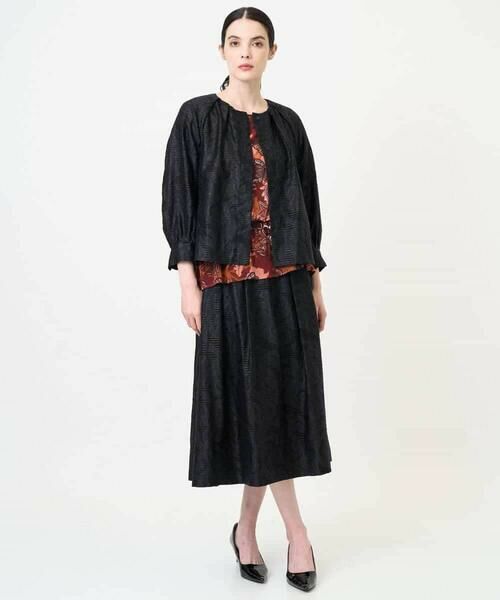 Maison de CINQ / メゾン ドゥ サンク ロング・マキシ丈スカート | [セットアップ対応]ジャガードタックスカート | 詳細20