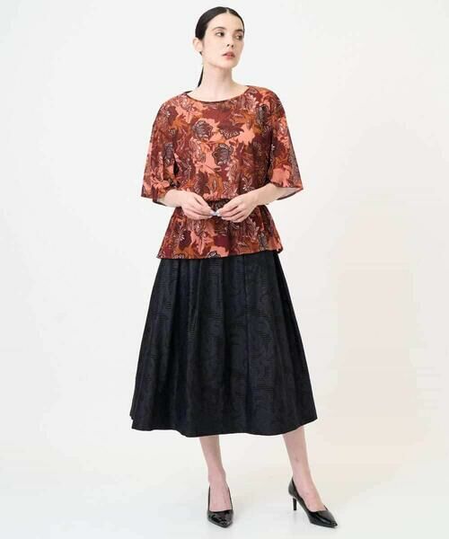 Maison de CINQ / メゾン ドゥ サンク ロング・マキシ丈スカート | [セットアップ対応]ジャガードタックスカート | 詳細22