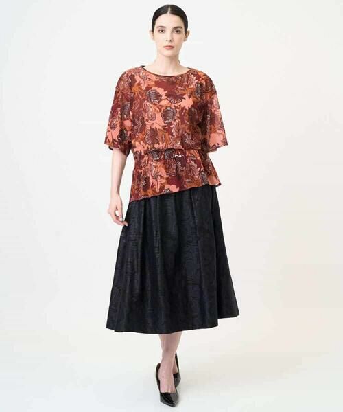 Maison de CINQ / メゾン ドゥ サンク ロング・マキシ丈スカート | [セットアップ対応]ジャガードタックスカート | 詳細23