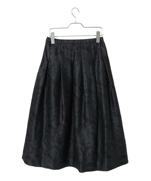 Maison de CINQ / メゾン ドゥ サンク ロング・マキシ丈スカート | [セットアップ対応]ジャガードタックスカート | 詳細27