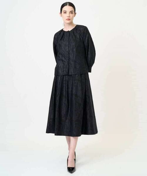 Maison de CINQ / メゾン ドゥ サンク ロング・マキシ丈スカート | [セットアップ対応]ジャガードタックスカート | 詳細9