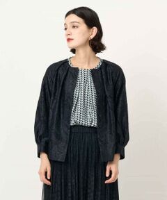 Maison de CINQ / メゾン ドゥ サンク セットアップ | [セットアップ対応]ジャガードノーカラージャケット