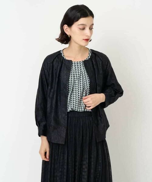 Maison de CINQ / メゾン ドゥ サンク セットアップ | [セットアップ対応]ジャガードノーカラージャケット | 詳細1