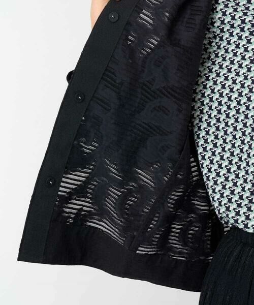 Maison de CINQ / メゾン ドゥ サンク セットアップ | [セットアップ対応]ジャガードノーカラージャケット | 詳細11