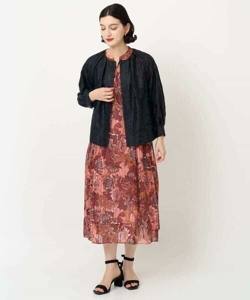 Maison de CINQ / メゾン ドゥ サンク セットアップ | [セットアップ対応]ジャガードノーカラージャケット | 詳細14