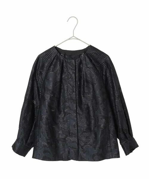 Maison de CINQ / メゾン ドゥ サンク セットアップ | [セットアップ対応]ジャガードノーカラージャケット | 詳細17