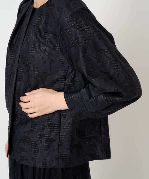 Maison de CINQ / メゾン ドゥ サンク セットアップ | [セットアップ対応]ジャガードノーカラージャケット | 詳細8