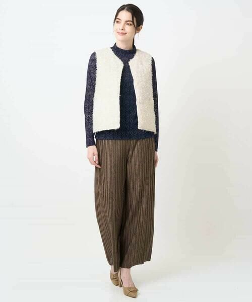 Maison de CINQ / メゾン ドゥ サンク カットソー | フロッキープリントカットソー | 詳細15