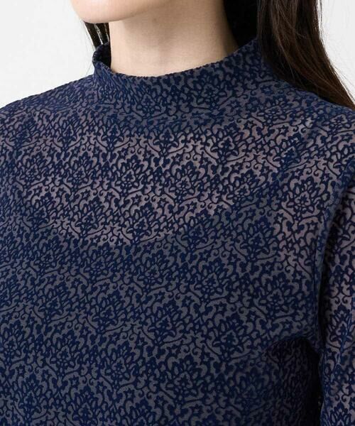 Maison de CINQ / メゾン ドゥ サンク カットソー | フロッキープリントカットソー | 詳細7