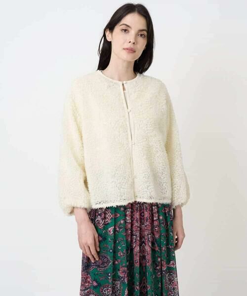Maison de CINQ / メゾン ドゥ サンク カーディガン・ボレロ | チュール刺繍羽織 | 詳細1