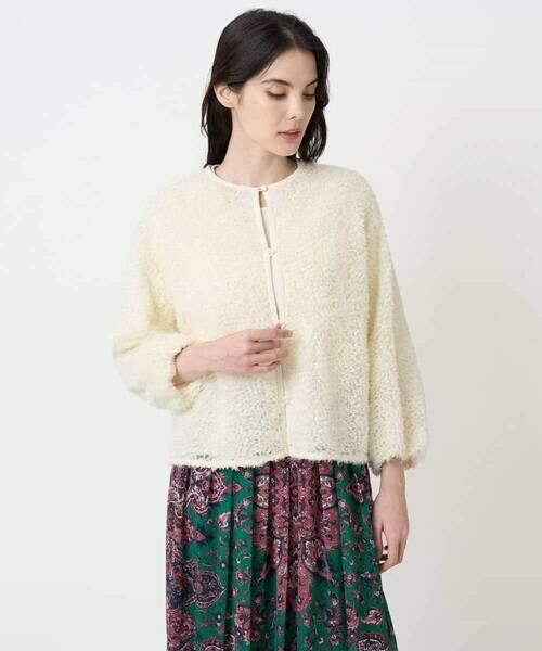 Maison de CINQ / メゾン ドゥ サンク カーディガン・ボレロ | チュール刺繍羽織 | 詳細2