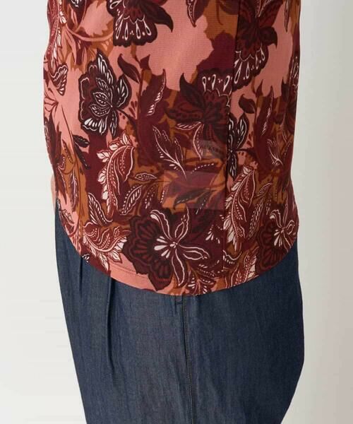 Maison de CINQ / メゾン ドゥ サンク カットソー | モダン更紗プリント長袖カットソー | 詳細10