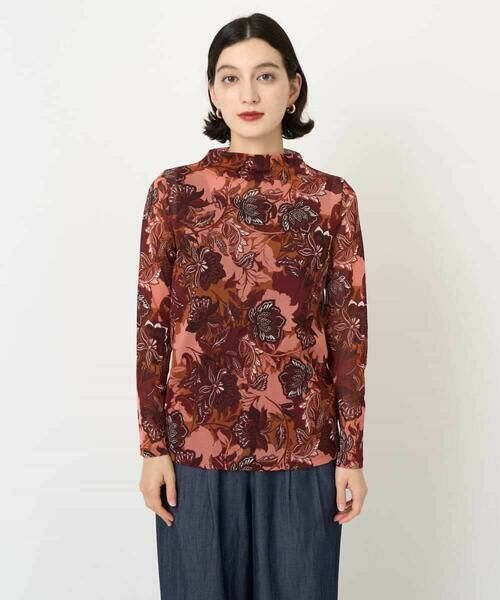 Maison de CINQ / メゾン ドゥ サンク カットソー | モダン更紗プリント長袖カットソー | 詳細5