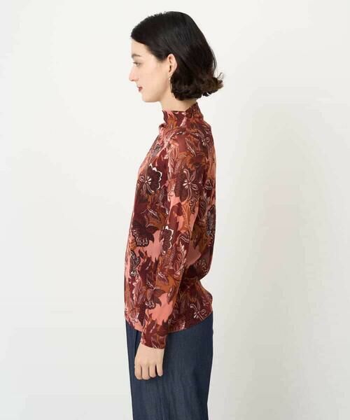 Maison de CINQ / メゾン ドゥ サンク カットソー | モダン更紗プリント長袖カットソー | 詳細6
