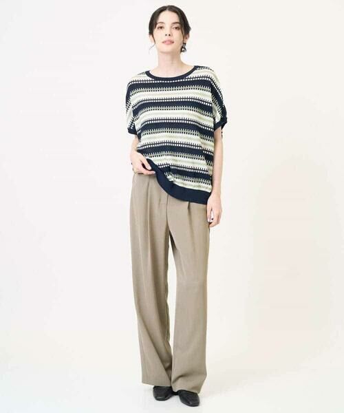 Maison de CINQ / メゾン ドゥ サンク その他パンツ | タック入りセミワイドパンツ | 詳細11