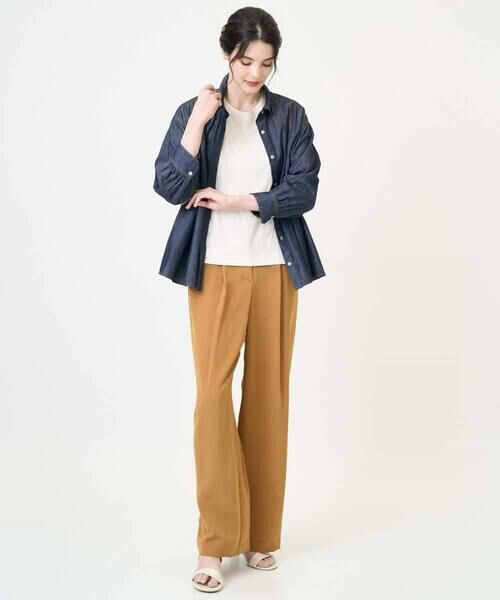 Maison de CINQ / メゾン ドゥ サンク その他パンツ | タック入りセミワイドパンツ | 詳細16