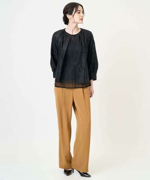 Maison de CINQ / メゾン ドゥ サンク その他パンツ | タック入りセミワイドパンツ | 詳細22