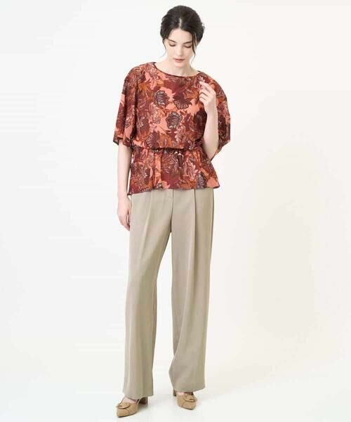 Maison de CINQ / メゾン ドゥ サンク その他パンツ | タック入りセミワイドパンツ | 詳細9